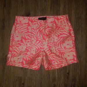 Pink Floral Print J. Crew Shorts 00